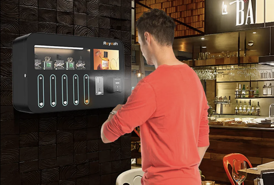 Machine in bar omgeving